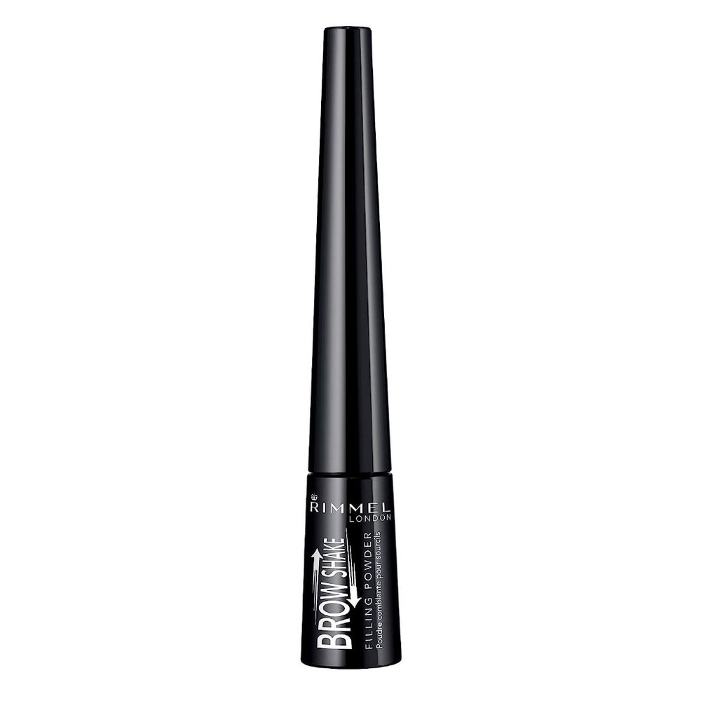 2 Rimmel Brow Shake Powder, 004 Black, 0.17 Fluid Ounce